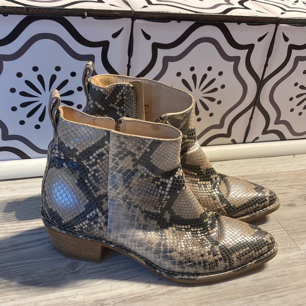 Cole Haan Snakeskin Boots